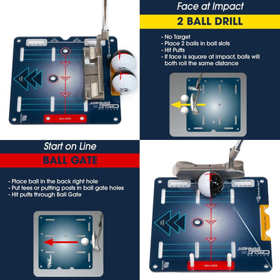 EyeLine Golf PUTTING CIRCUIT TRAINER - BLUE TRAINER