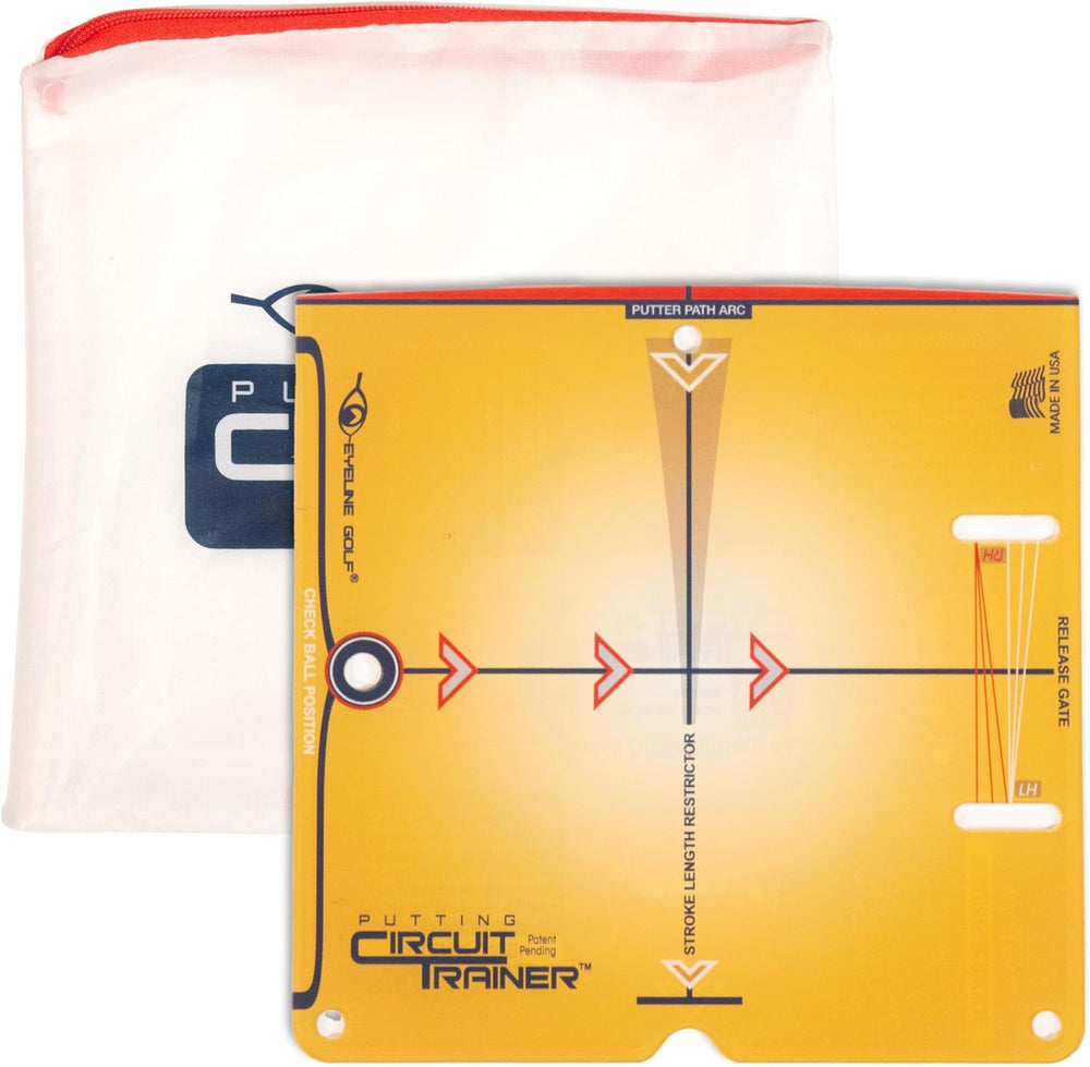 EyeLine Golf PUTTING CIRCUIT TRAINER - YELLOW TRAINER