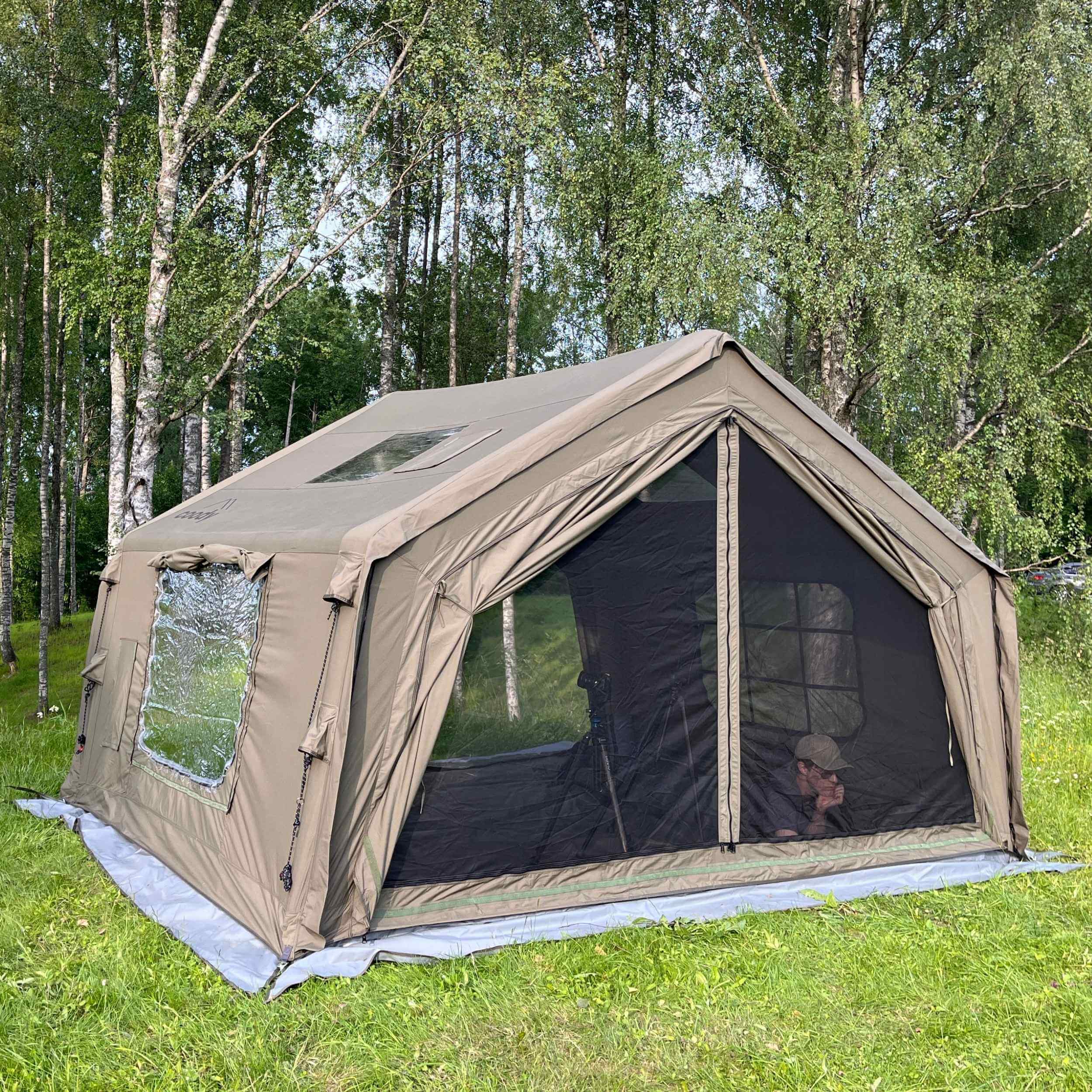 rbm outdoors tent Coody 10.0 Forest Green Inflatable Tent for Camping (2-4 person)