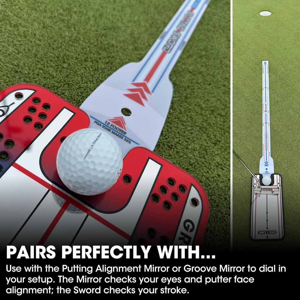 EyeLine Golf Putting Sword 2.0 by Michael Breed - Pair (Standard & Tour Model)