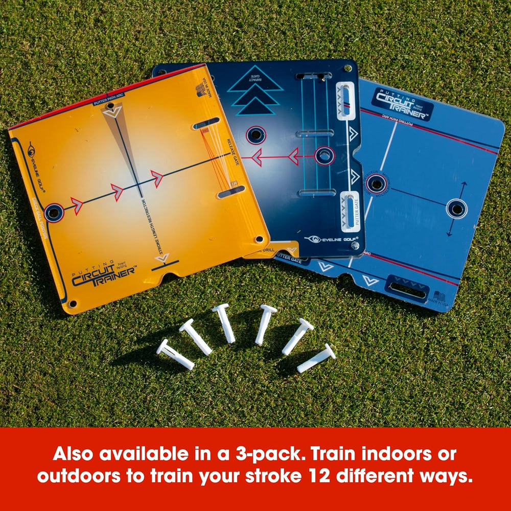 EyeLine Golf PUTTING CIRCUIT TRAINER - 3 PART SYSTEM (SAVE $40)