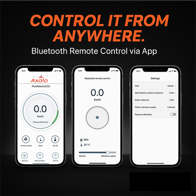 Axglo E5 Follow Me Electric Golf Push Cart