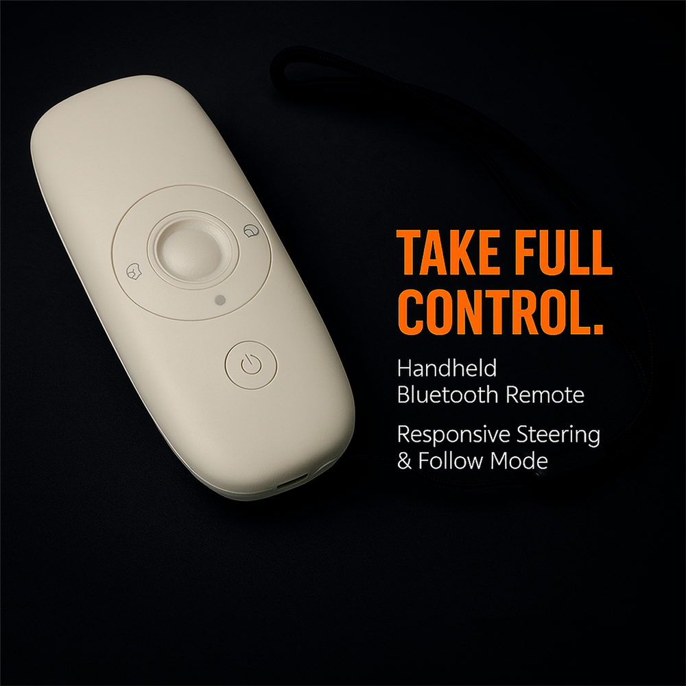 Axglo E5 Follow Me Electric Golf Push Cart