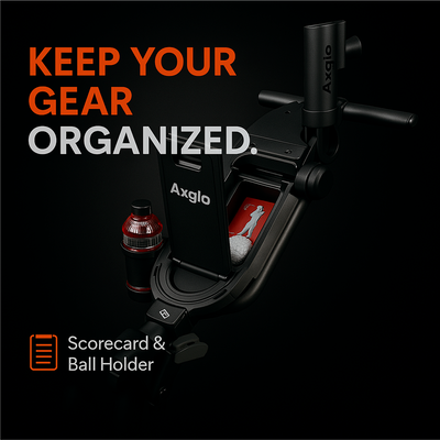 Axglo E5 Follow Me Electric Golf Push Cart