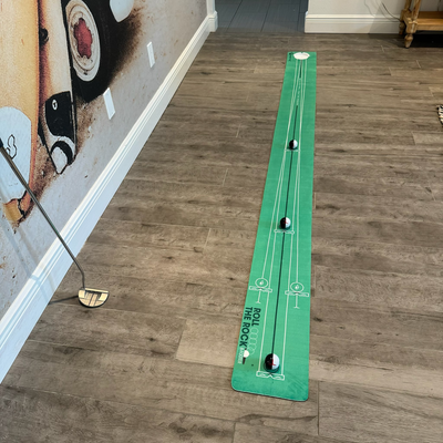 EyeLine Golf ROLL THE ROCK PUTTING MAT - 8 FOOTER
