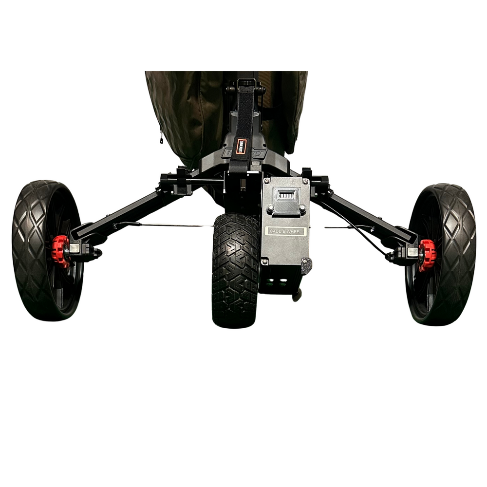 Caddie Wheel + Bag Boy Quad XL Push Cart Bundle