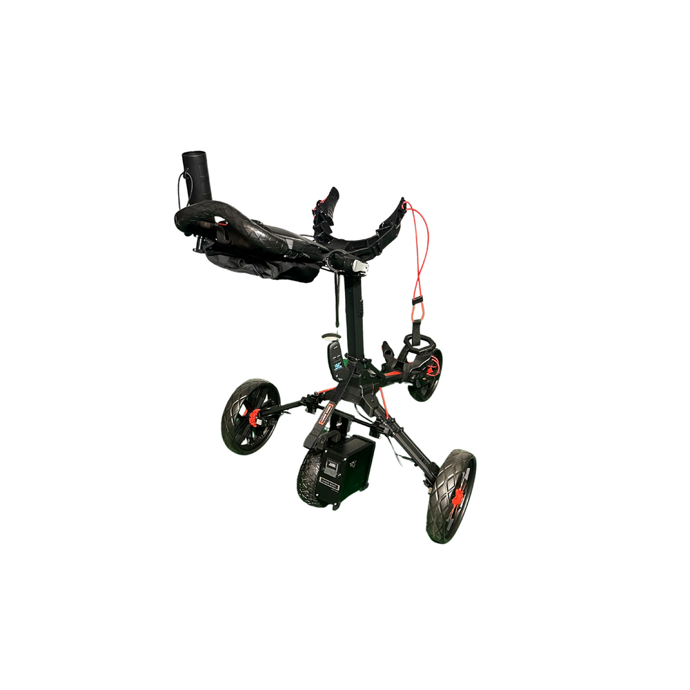 Caddie Wheel + Bag Boy Quad XL Push Cart Bundle