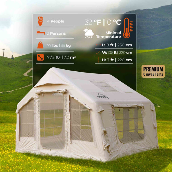 coody tent 8.0 RBM Outdoors Beige Inflatable House for Camping (1-4 pe – Big Horn Golfer COLOR:GLOSS OBSIDIAN / BRUSHED / CHAMELEON SUPERNOVA BEST CAMPSITES NEAR LA RIN-40 Air beam structure replaces
