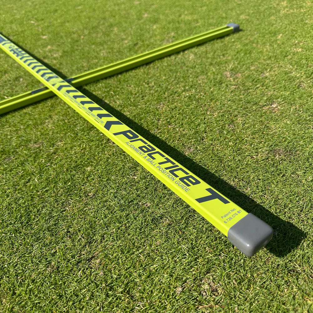 EyeLine Golf Practice-T Alignment & Ball Position Guide (Green)