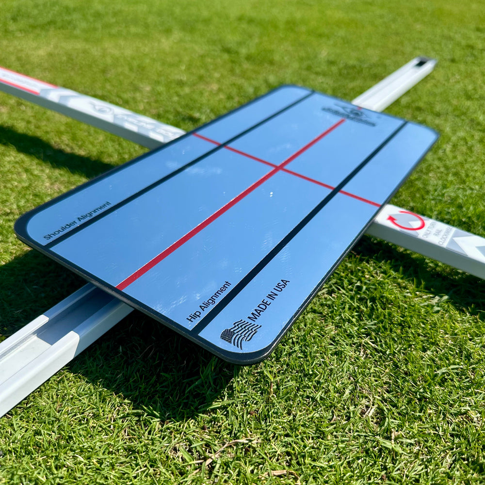 EyeLine Golf Practice-T Alignment & Ball Position Guide (White)