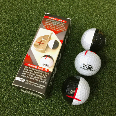 EyeLine Golf MyRoll 2-Color Golf Ball 3-Pack