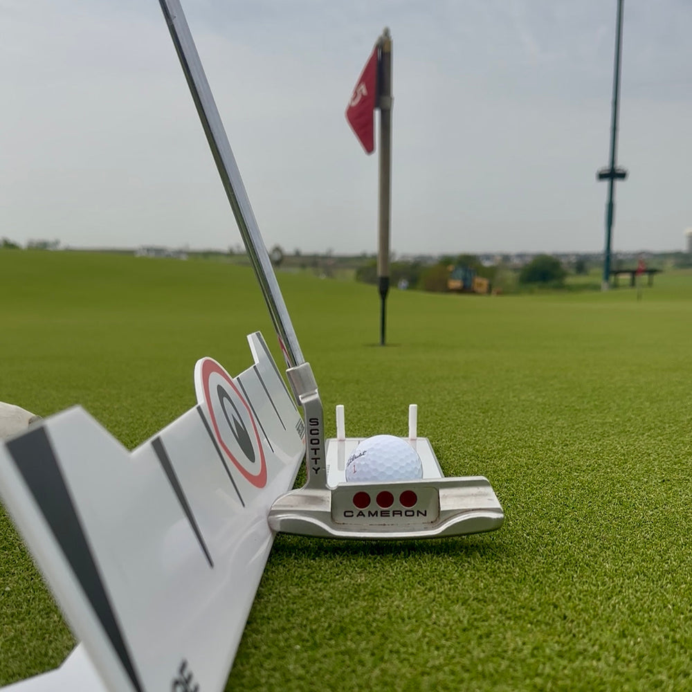 EyeLine Golf Edge Putting Rail & Quick Look Mirror Combo