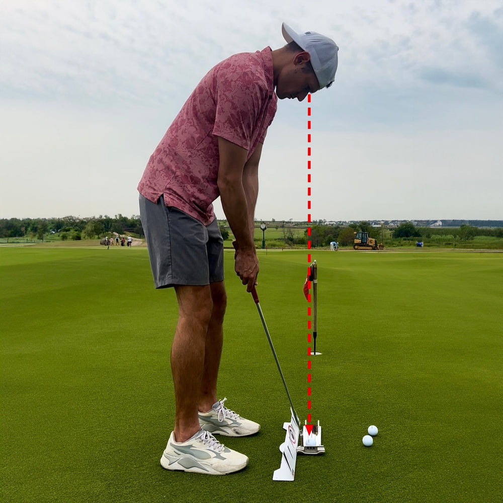 EyeLine Golf Edge Putting Rail & Quick Look Mirror Combo
