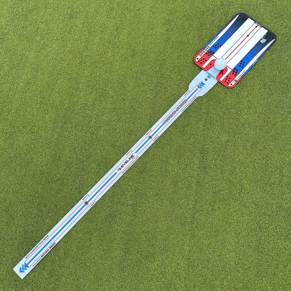 EyeLine Golf Groove Putting Mirror + Putting Sword Pair