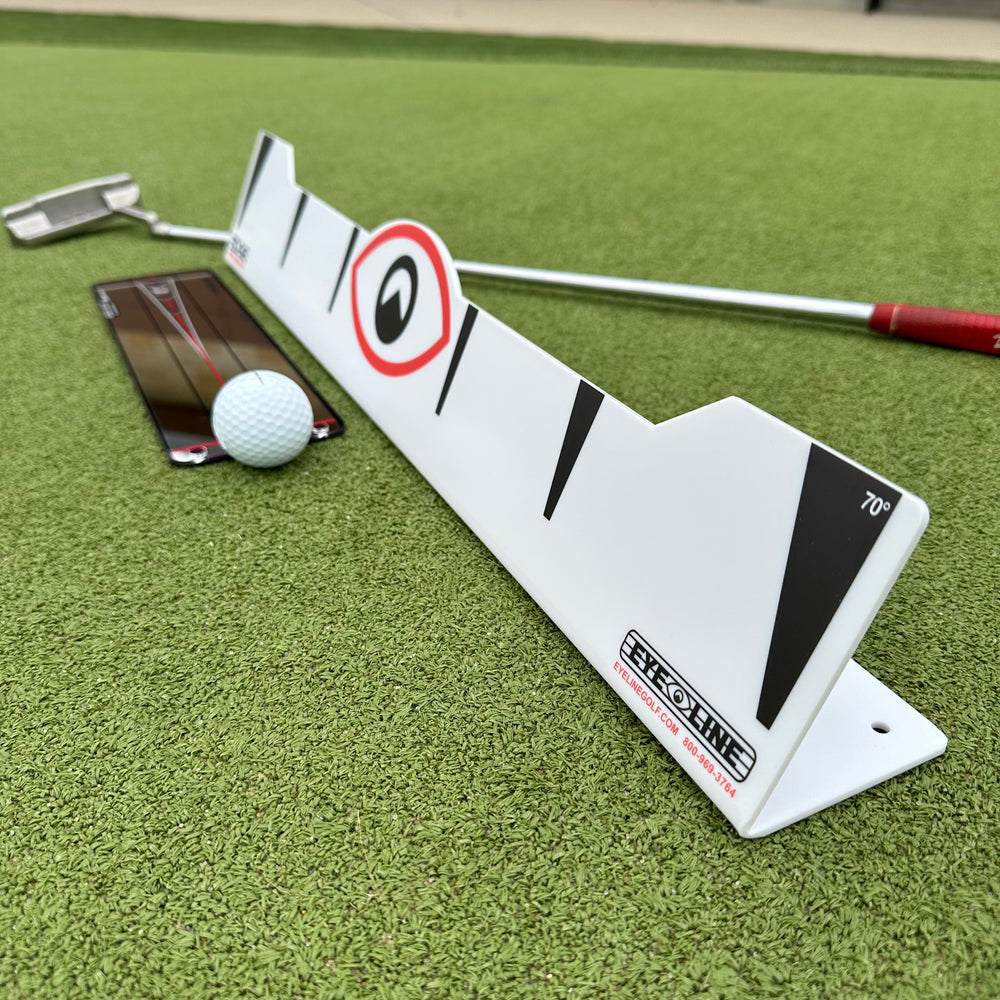 EyeLine Golf Edge Putting Rail & Quick Look Mirror Combo