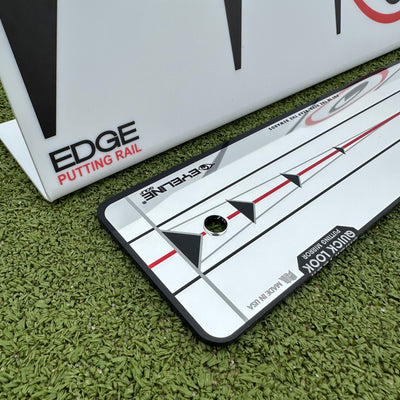 EyeLine Golf Edge Putting Rail & Quick Look Mirror Combo