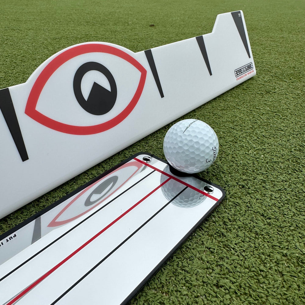 EyeLine Golf Edge Putting Rail & Quick Look Mirror Combo