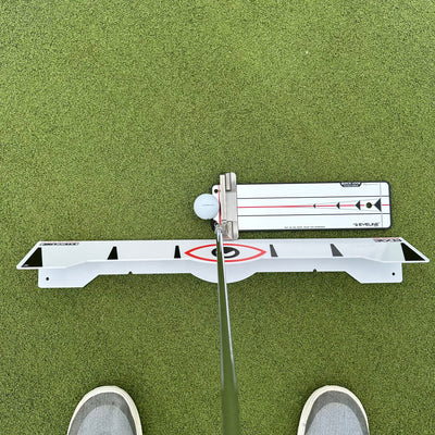 EyeLine Golf Edge Putting Rail & Quick Look Mirror Combo