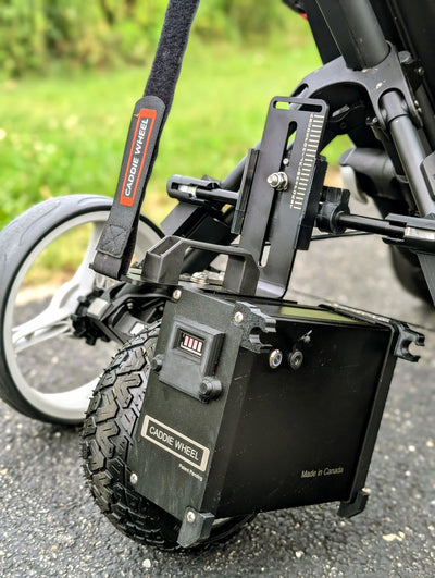 Caddie Wheel + Bag Boy Quad XL Push Cart Bundle