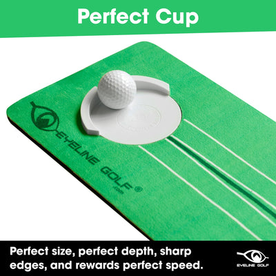 EyeLine Golf ROLL THE ROCK PUTTING MAT - 8 FOOTER
