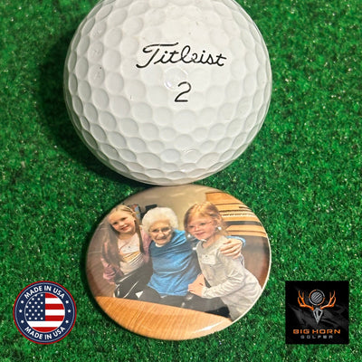 Custom Magnetic Golf Ball Markers - Set of 6