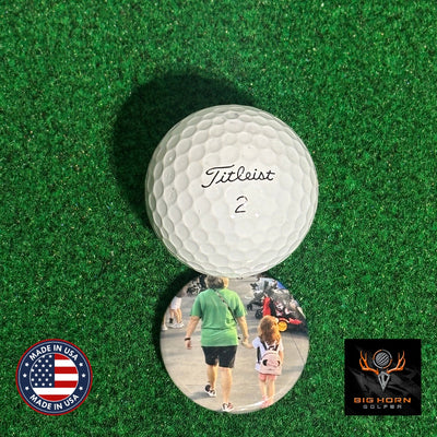 Custom Magnetic Golf Ball Markers - Set of 6