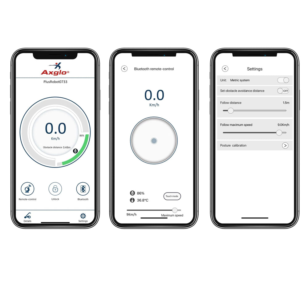 Axglo E5 Follow Me Electric Golf Push Cart