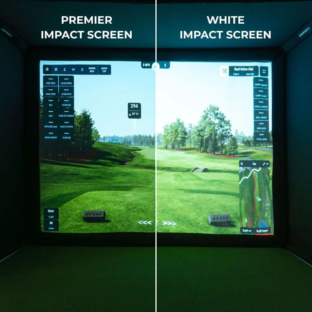 Shop Indoor Golf SIGPRO Premier Golf Simulator Impact Screen