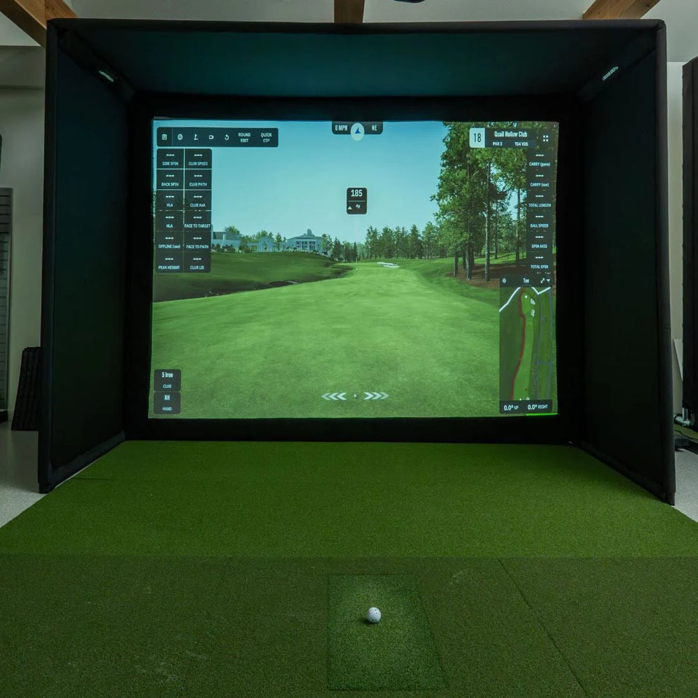 Shop Indoor Golf SIGPRO Premier Golf Simulator Impact Screen