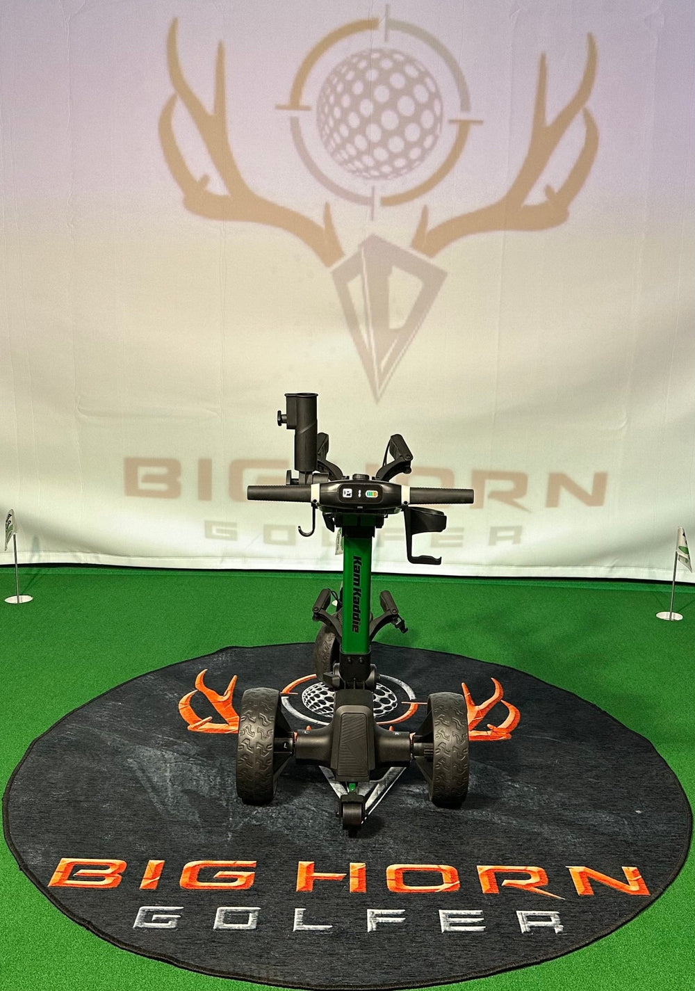 Kam Kaddie V1 Remote Controlled Golf Push Cart - Big Horn Golfer