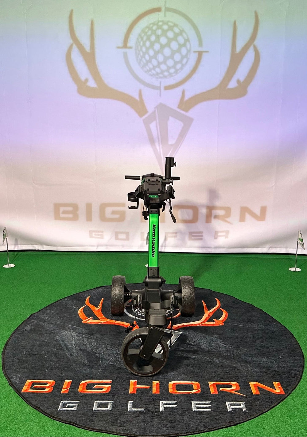 Kam Kaddie V1 Remote Controlled Golf Push Cart - Big Horn Golfer