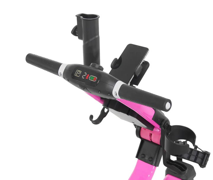 Kam Kaddie V1 Remote Controlled Push Cart Limited Edition Susan G. Komen Pink - Big Horn Golfer