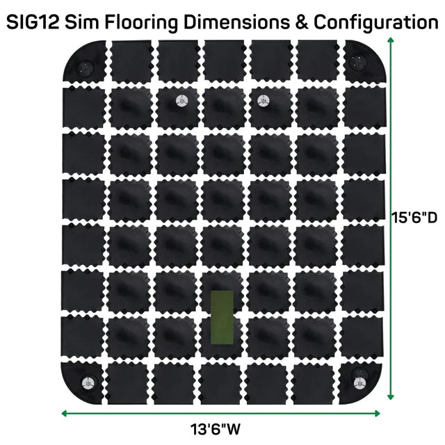 Shop Indoor Golf SIGPRO Golf Simulator Flooring - Big Horn Golfer