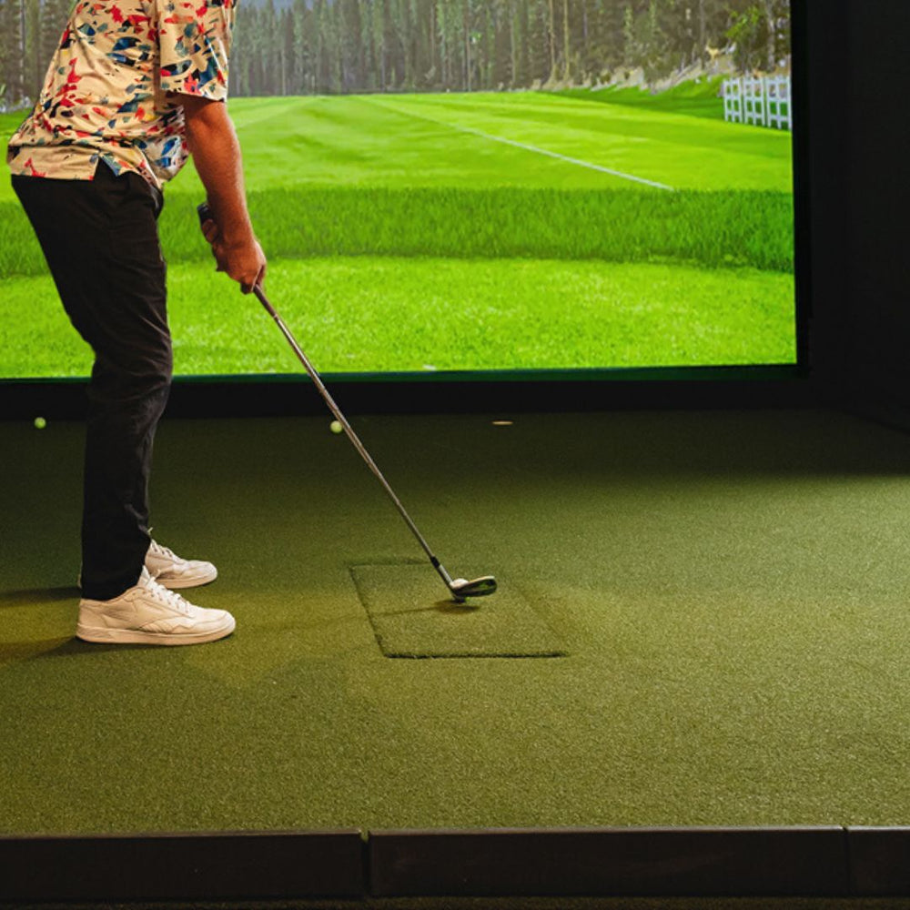 Shop Indoor Golf SIGPRO Golf Simulator Flooring - Big Horn Golfer
