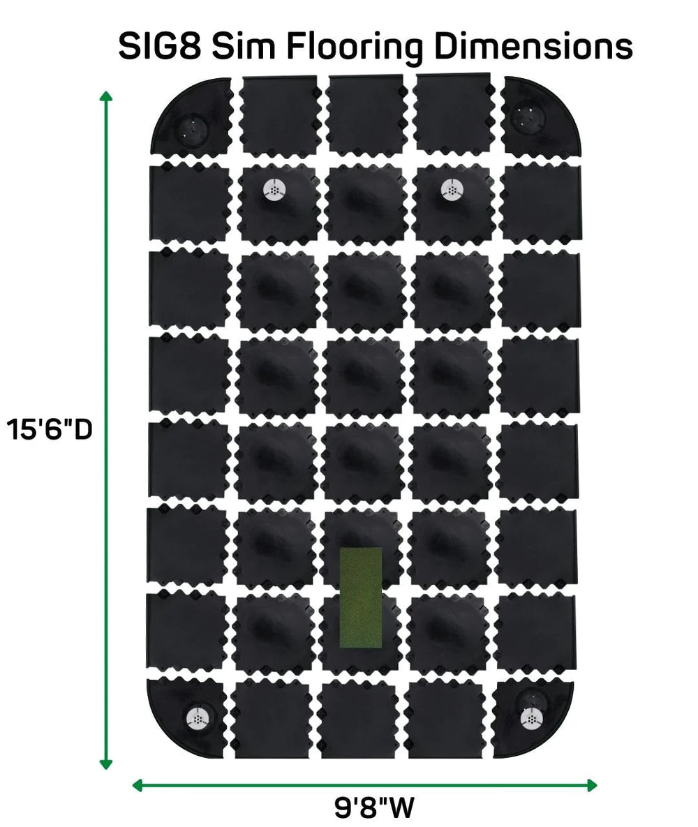 Shop Indoor Golf SIGPRO Golf Simulator Flooring - Big Horn Golfer