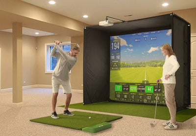 SkyTrak Golf - Golf Simulator Studio Package - Big Horn Golfer