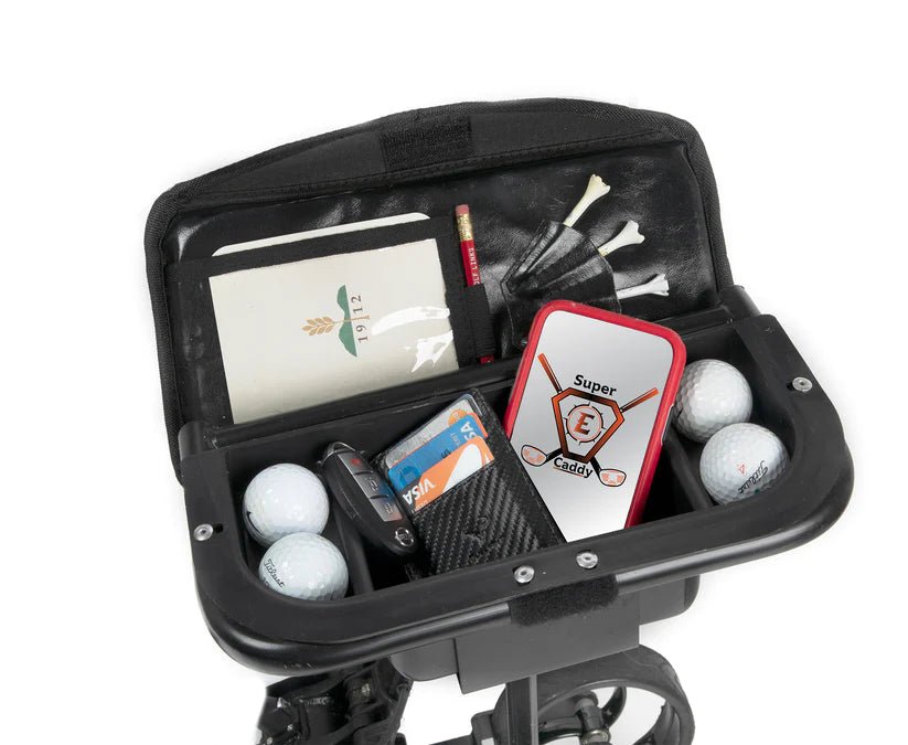 Super E-Caddy The Pro Remote Control Electric Push Cart - Big Horn Golfer