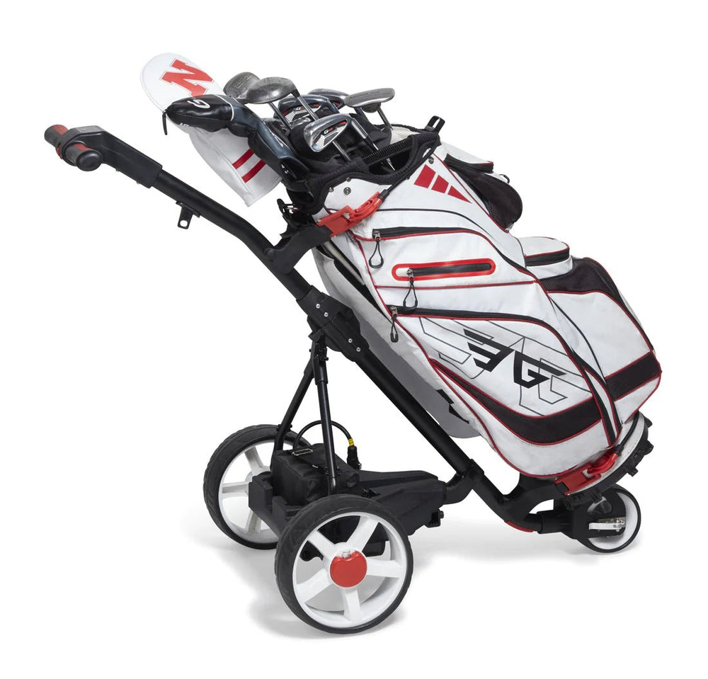 Super E-Caddy The Weekender Electric Golf Push Cart - Big Horn Golfer