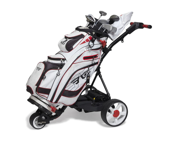 Super ECaddy The Weekender Electric Golf Push Cart Big Horn Golfer