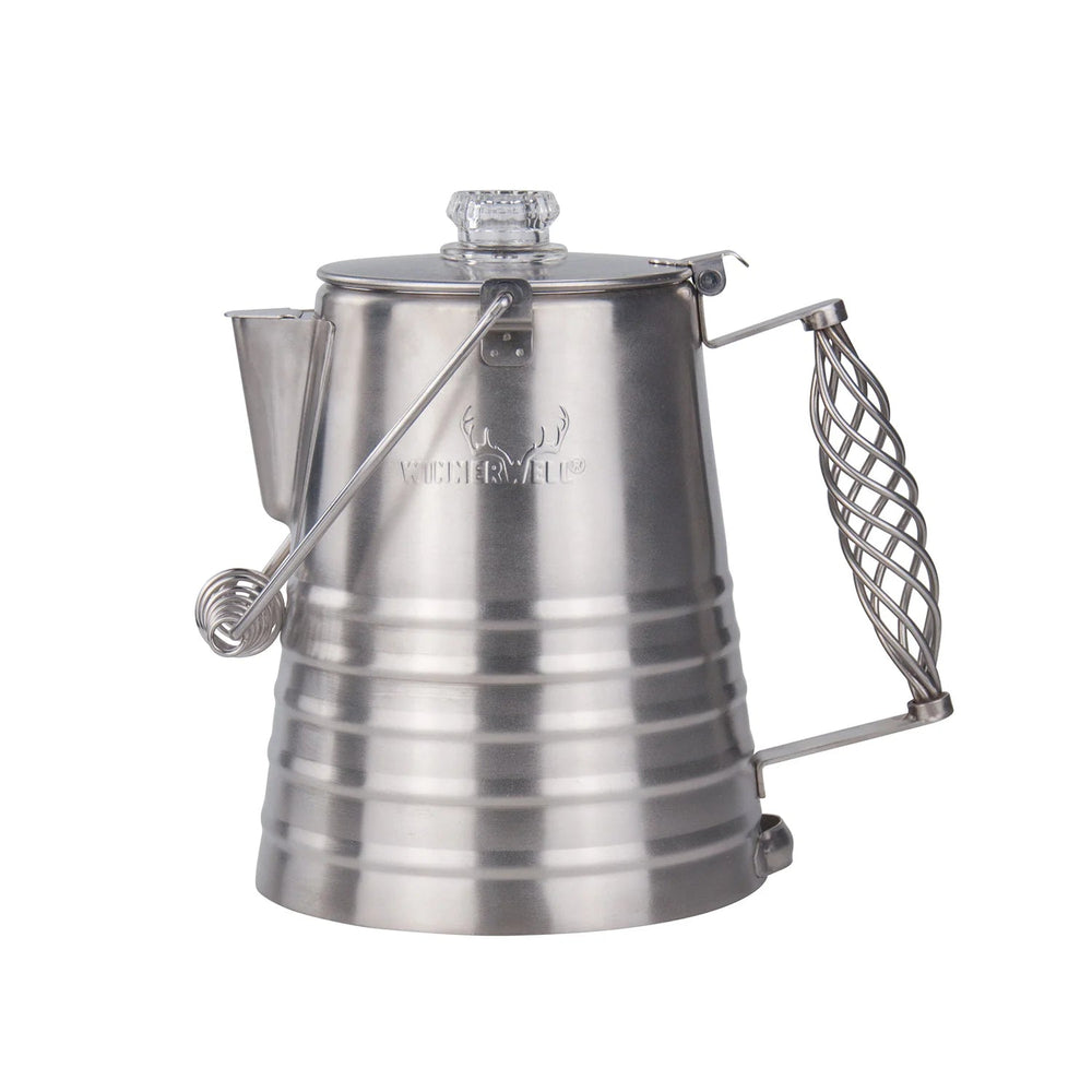 Winnerwell - 14 Cup Stainless Steel Percolator Coffee Pot - Big Horn Golfer