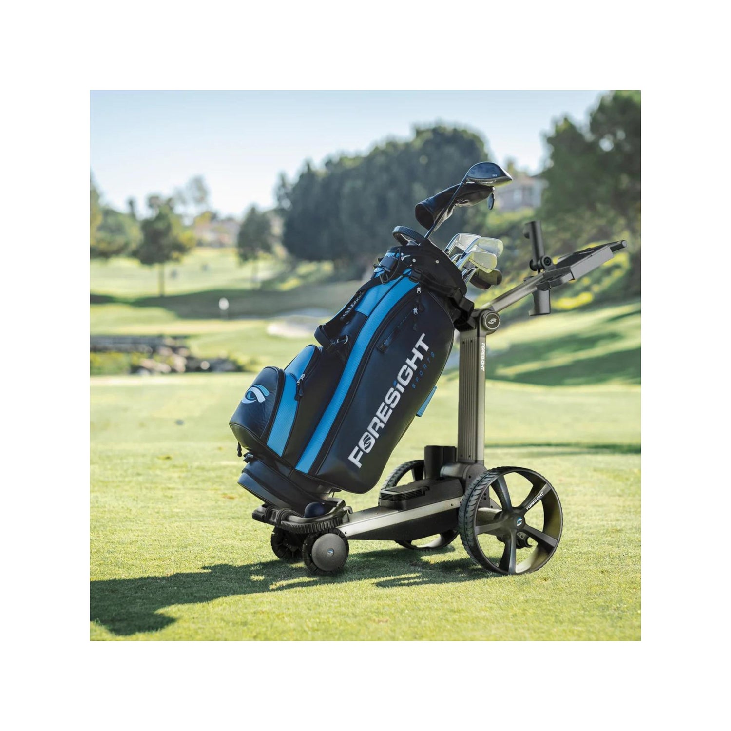 Foresight ForeCaddy Electric Golf Push Cart - Big Horn Golfer