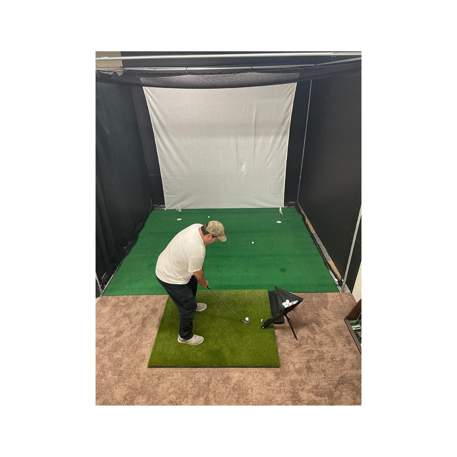 Golf Simulator Flooring Solutions - Big Horn Golfer