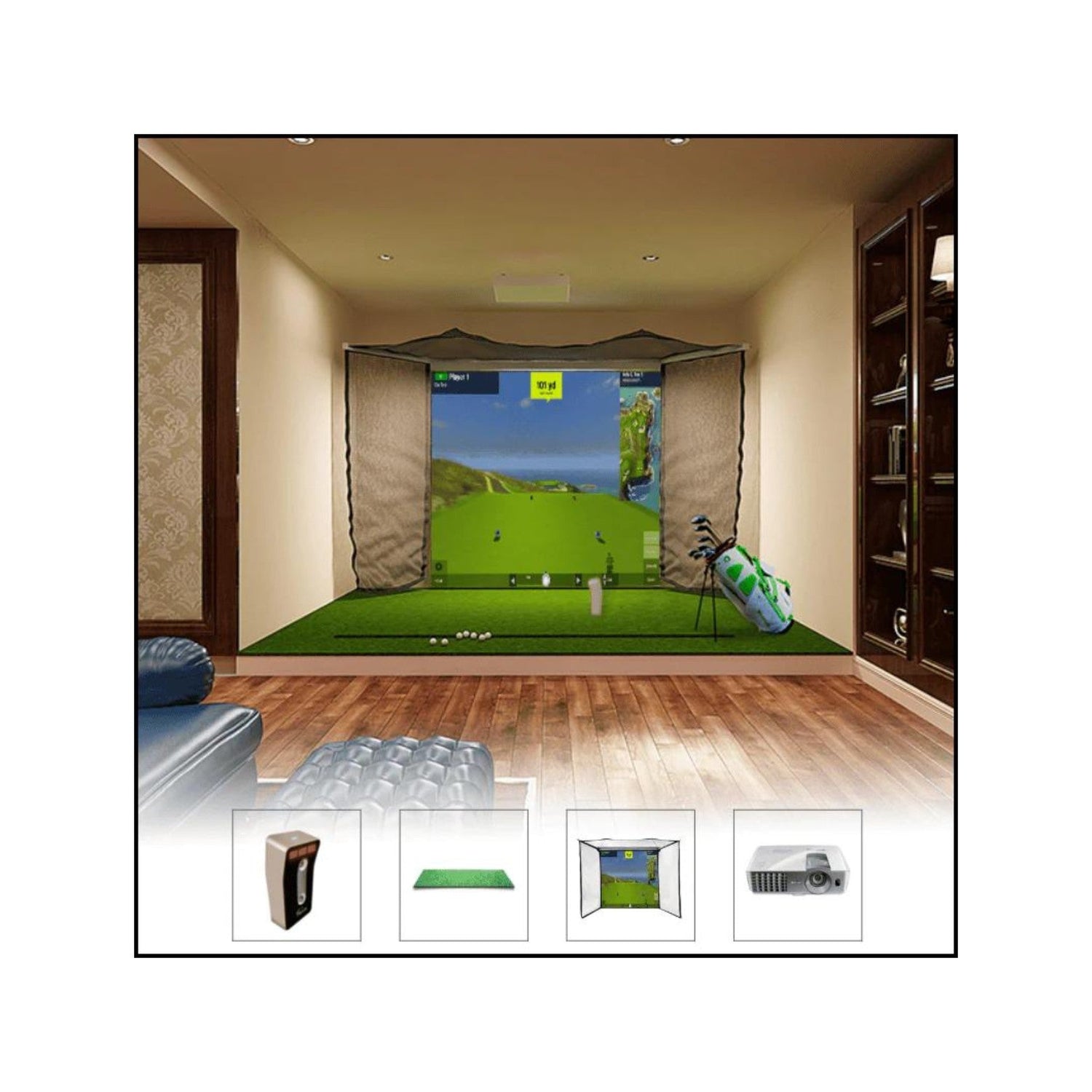 OptiShot Golf Simulator Packages - Big Horn Golfer