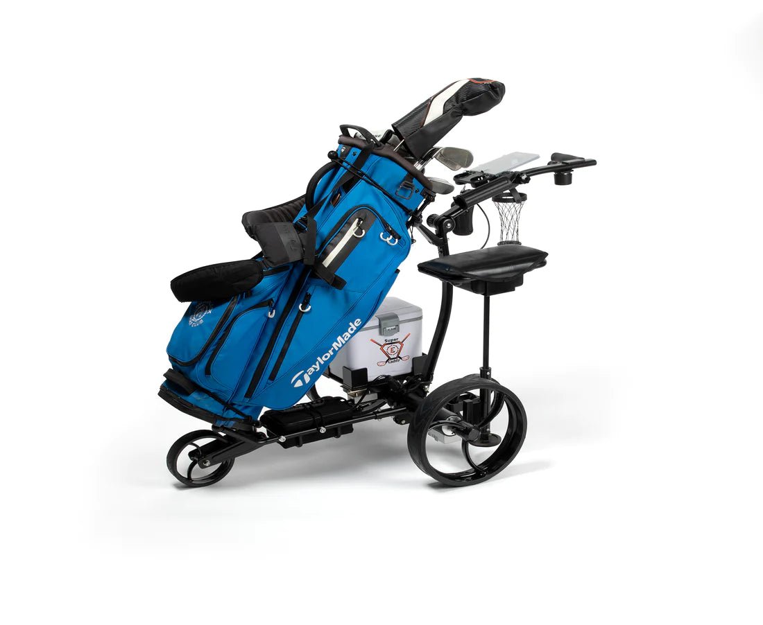 Super E-Caddy - Electric Push Cart - Big Horn Golfer