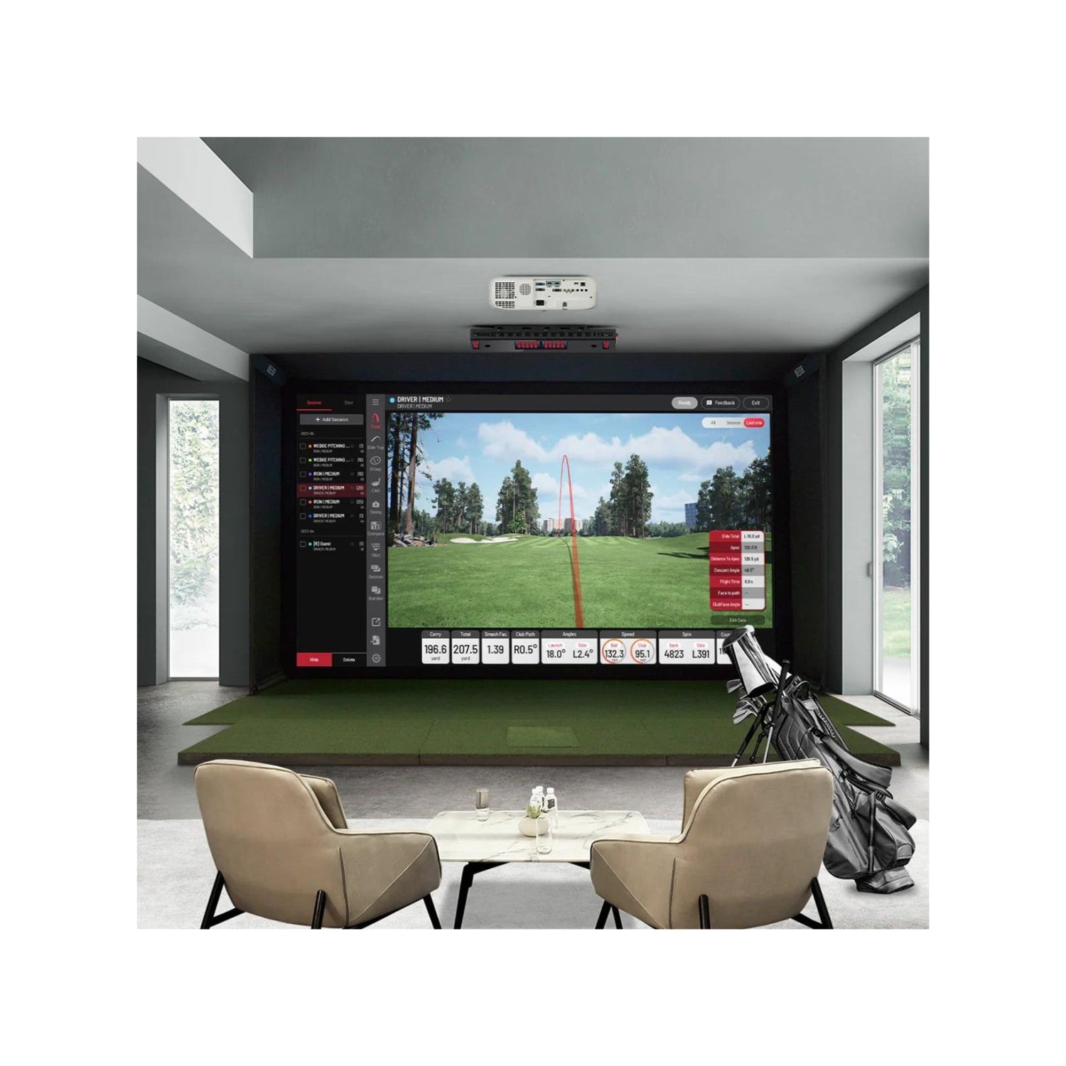Uneekor Golf Simulator Packages - Big Horn Golfer