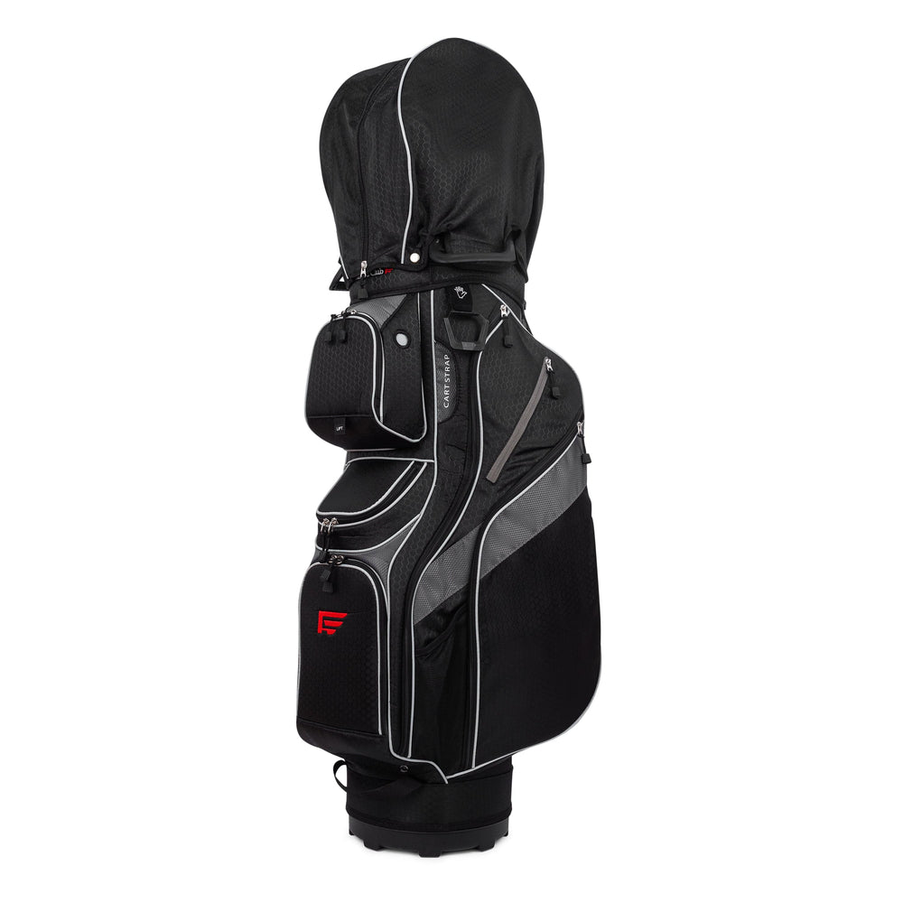 Founders Club 4th Generation Player Series Club Lock Organizer Golf Cart Bag for Men with 14 Way Anti Rattle Divider Top- Free Snap On Rain Hood-Full Length Dividers