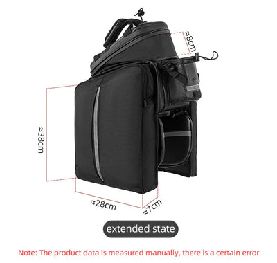 Birch ROCKBROS 34L Expandable Bike Rack Bag: Waterproof & Multifunctional