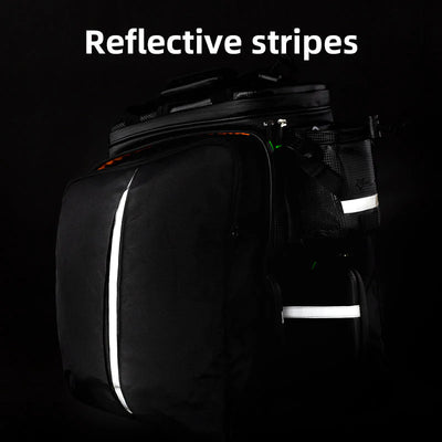 Birch ROCKBROS 34L Expandable Bike Rack Bag: Waterproof & Multifunctional