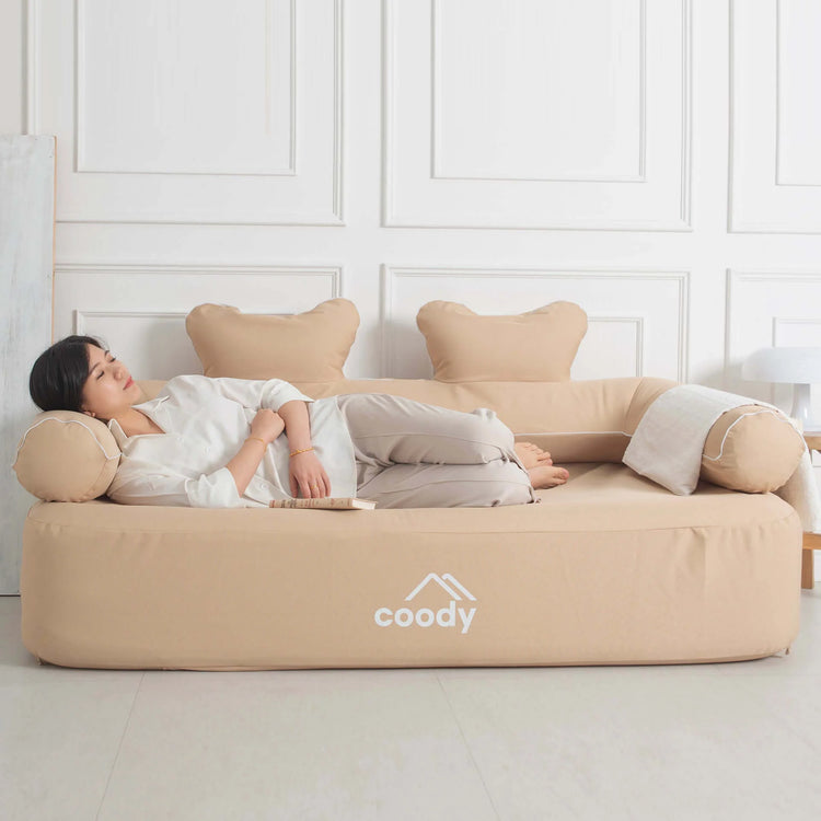 RBM Outdoors Coody Air Sofa Beige – Inflatable Camping Couch