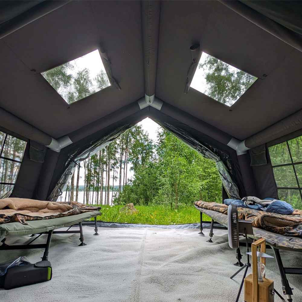 Coody 17.2 | RBM Outdoors Koala 7 Inflatable tent for 2-10 person (Black)